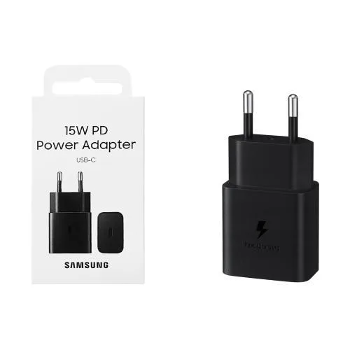 Сетевое зарядное устройство Samsung EP-T1510 15 Вт USB-C черный — фото 4