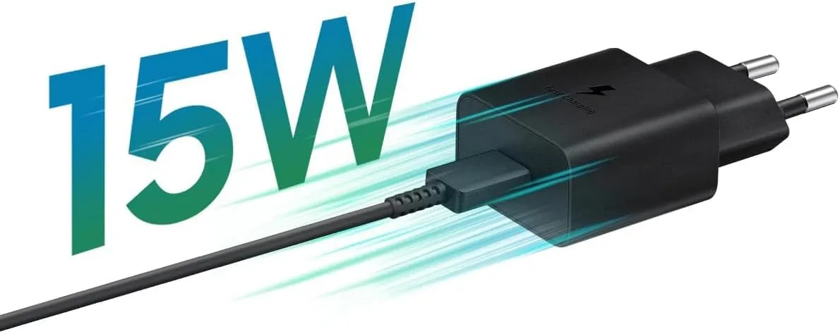 Сетевое зарядное устройство Samsung EP-T1510 15 Вт USB-C, кабель USB-C 1 м черный — фото 7