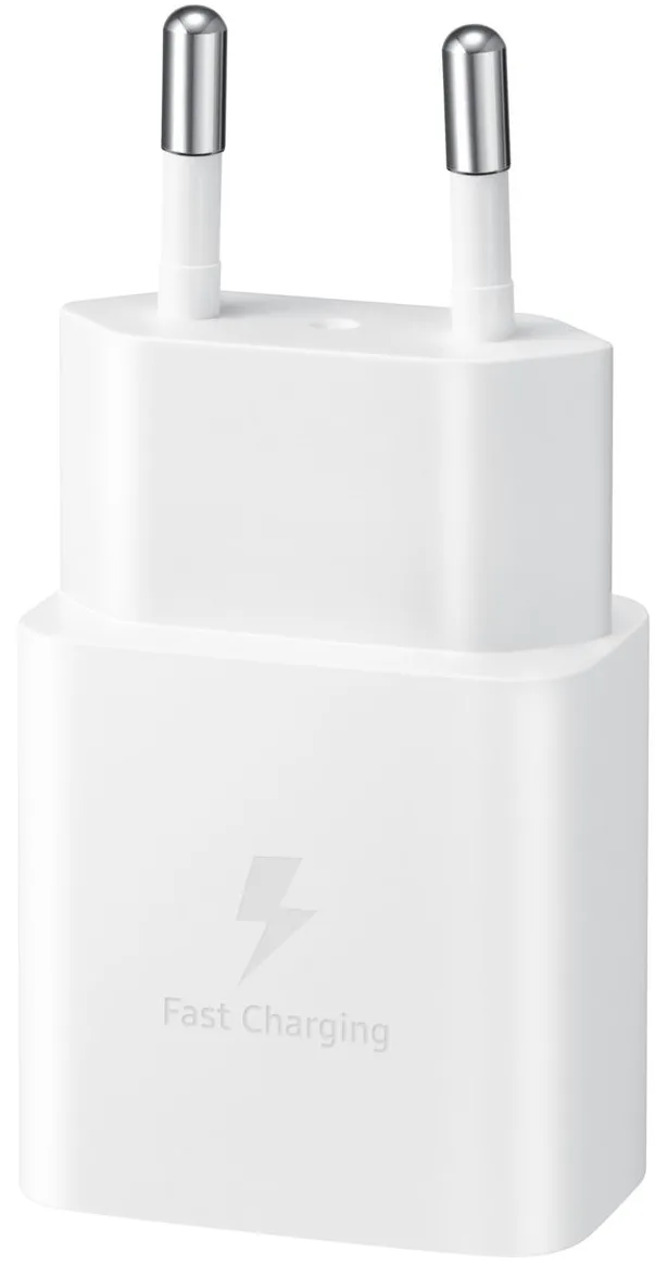 Сетевое зарядное устройство Samsung EP-T1510 15 Вт USB-C, кабель USB-C 1 м белый
