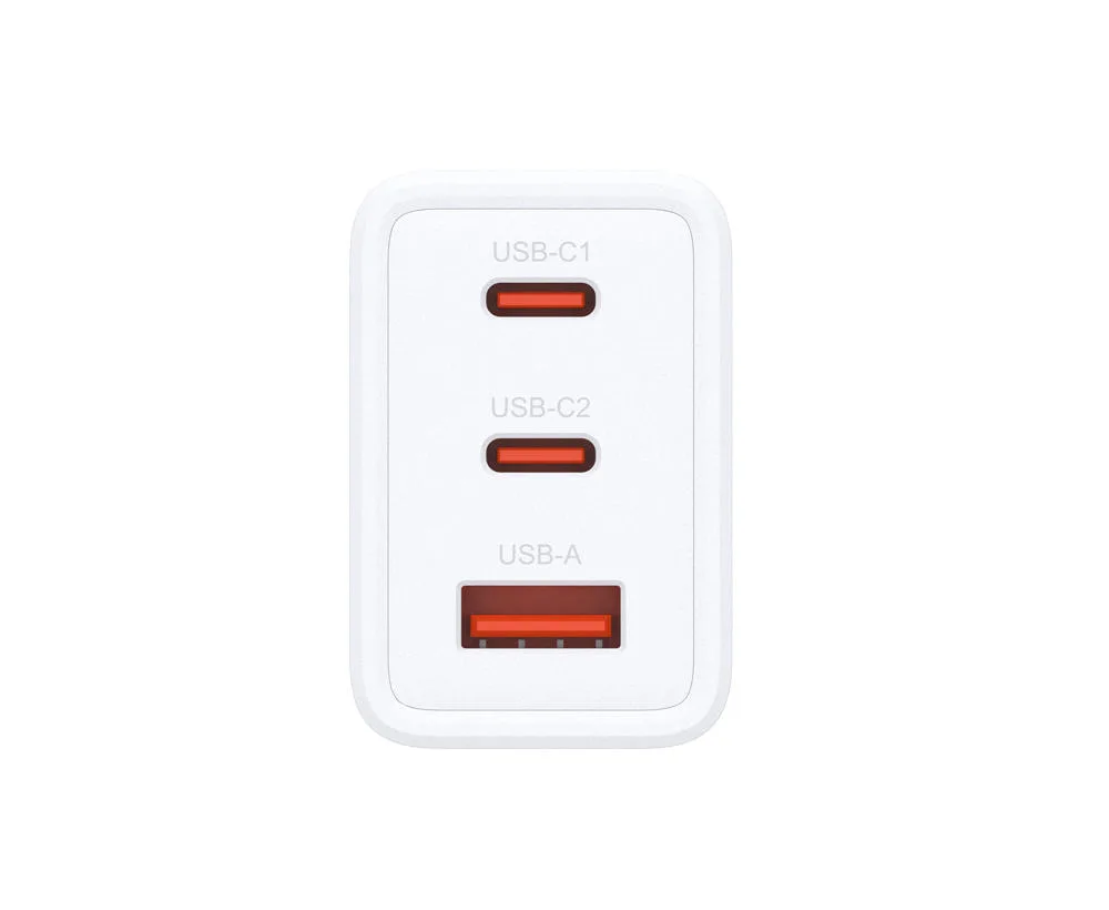 Сетевое зарядное устройство D-Link DCP-651 65 Вт GaN 2×USB-C + USB-A белый — фото 5