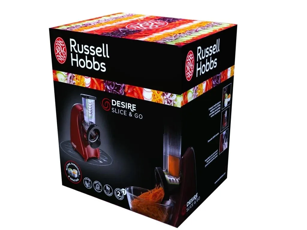 Мультирезка Russell Hobbs Desire Slice&Go 22280-56 красная — фото 6