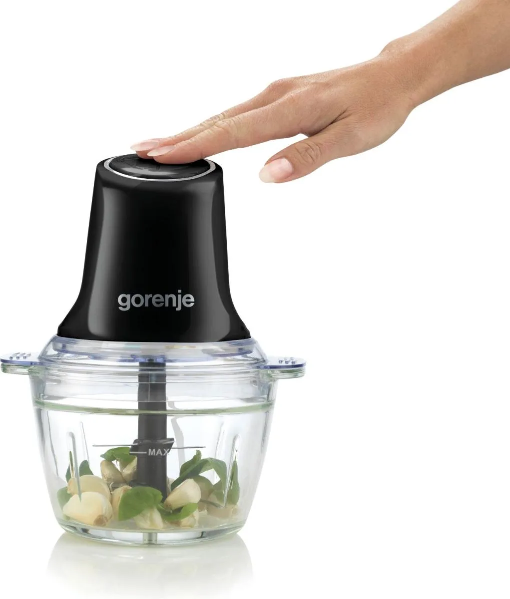 Подрібнювач Gorenje S501GBK 1 л, скляна чаша, чорний — фото 3