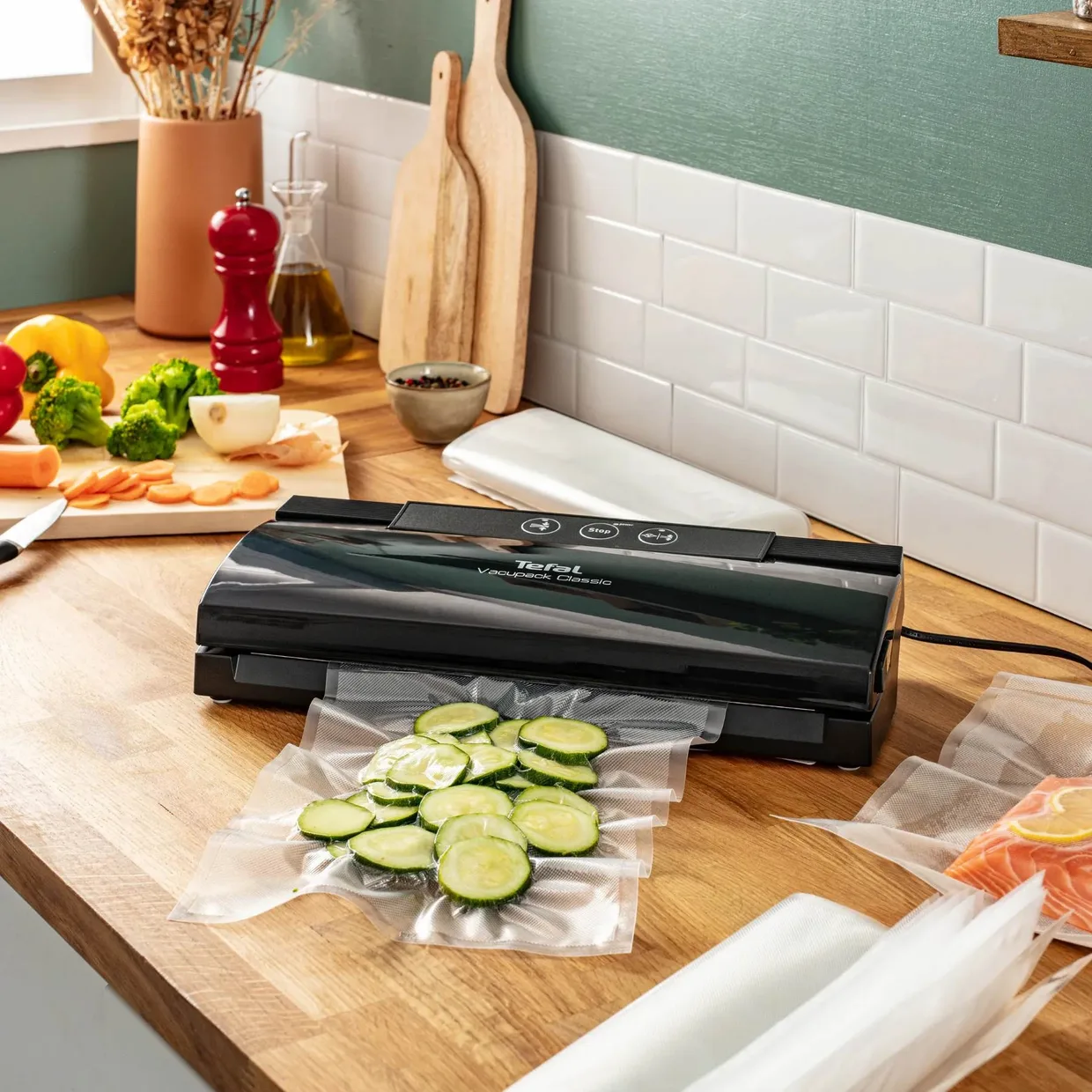 Вакууматор Tefal Classic VT2540 чорний — фото 7