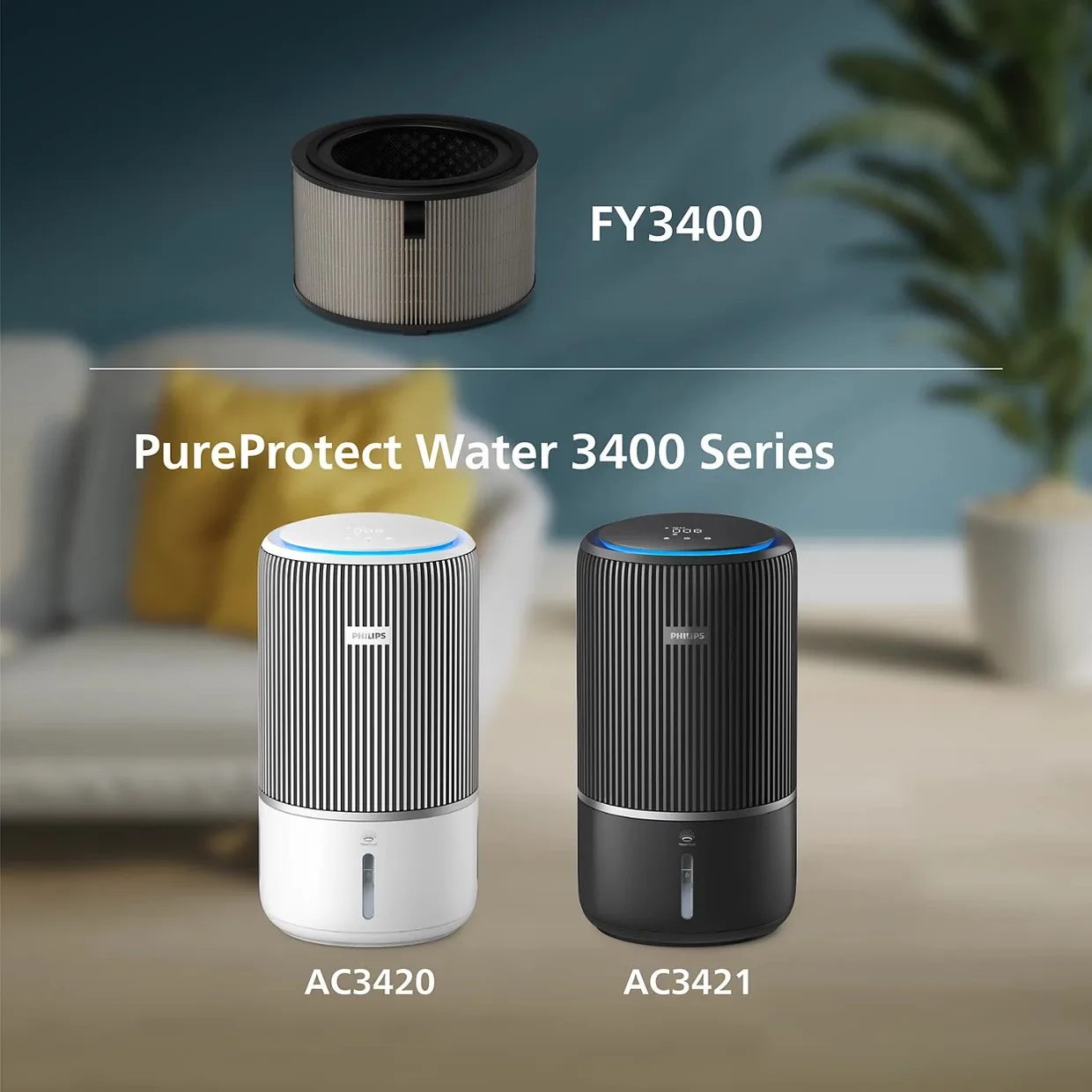 HEPA-фільтр Philips NanoProtect PureProtect Water 3400 FY3400/30 — фото 2