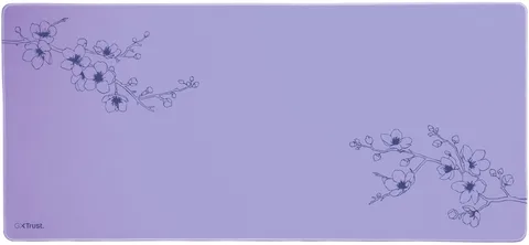 Игровая поверхность Trust GXT 759 XXL (900×400 мм) Blossom фиолетовая