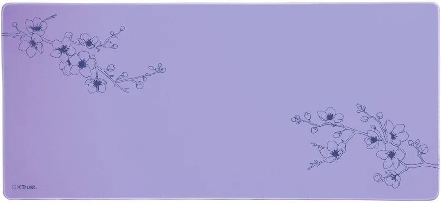 Игровая поверхность Trust GXT 759 XXL (900×400 мм) Blossom фиолетовая