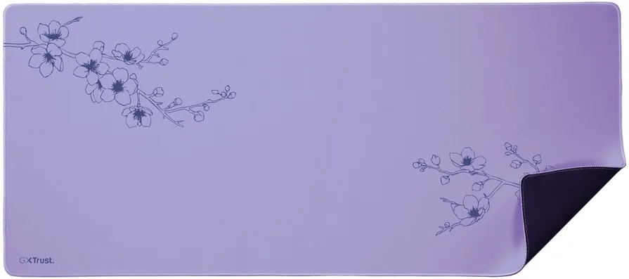 Игровая поверхность Trust GXT 759 XXL (900×400 мм) Blossom фиолетовая — фото 2