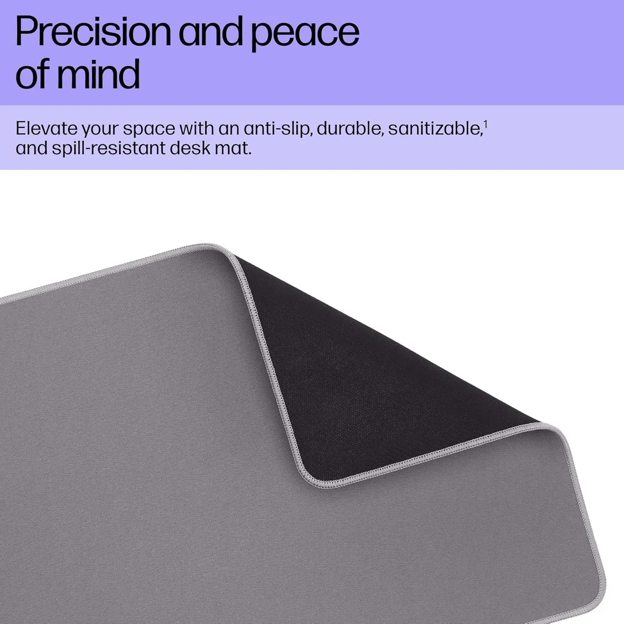 Килимок на стіл HP 205 Sanitizable XL (700×300 мм) сірий — фото 3