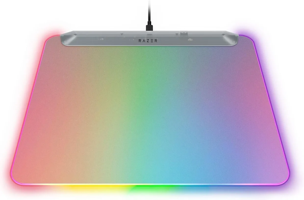 Ігрова поверхня Razer Firefly V2 Pro M (360×278 мм) RGB, Phantom White Edition — фото 8