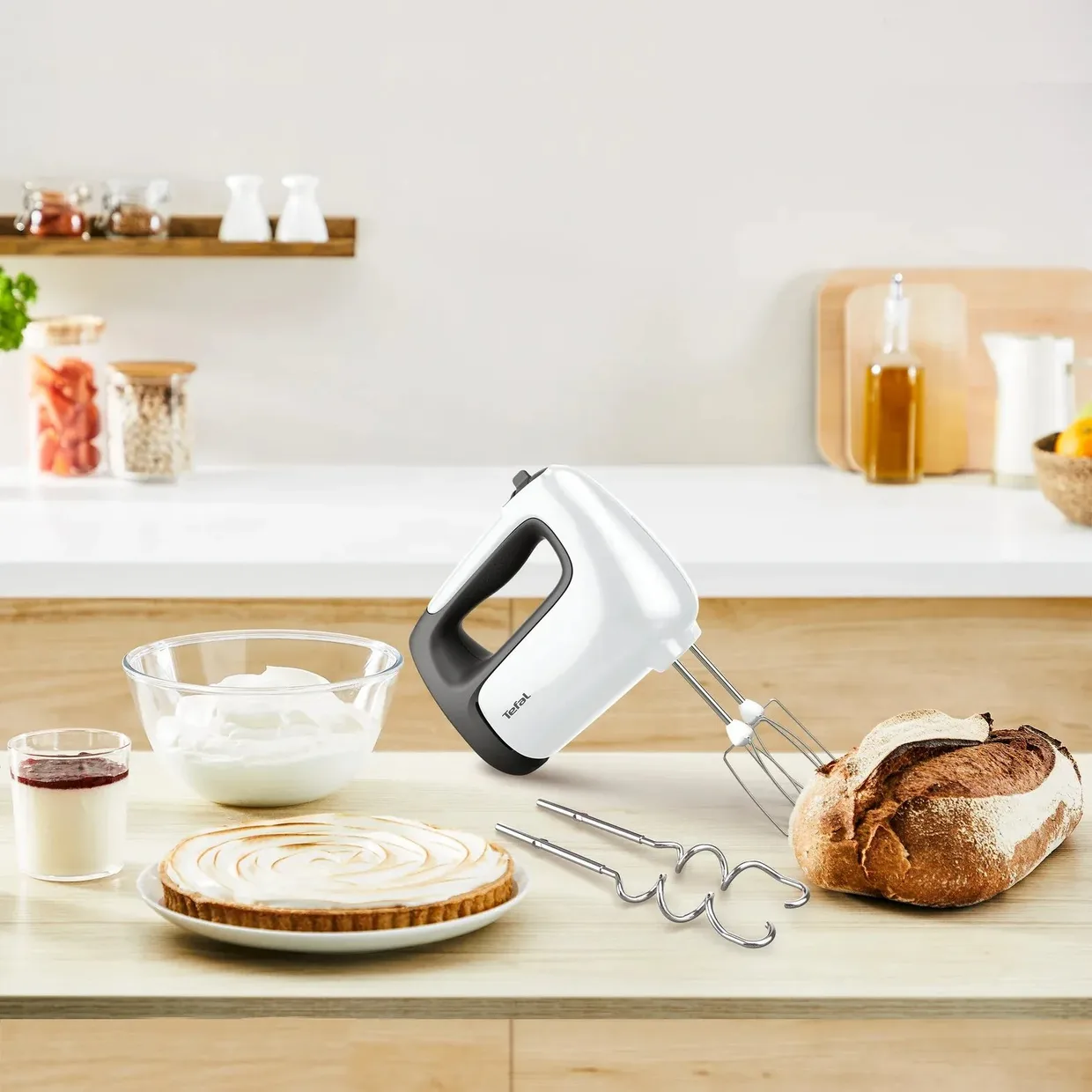 Ручной миксер Tefal Prep'Mix+ HT4601 белый — фото 9