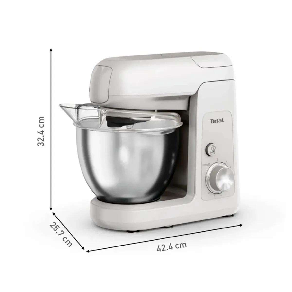 Планетарный миксер Tefal Bake Partner QB525B белый — фото 4