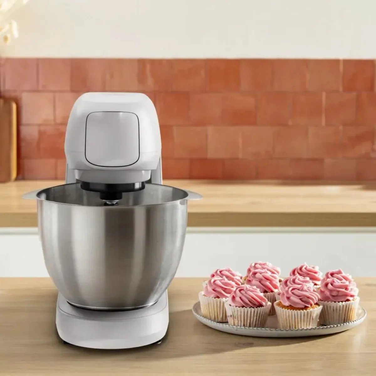 Планетарный миксер Tefal Bake Partner QB525B белый — фото 8