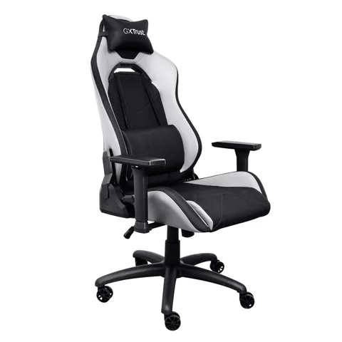 Игровое кресло Trust GXT 714W Ruya ECO черно-белое