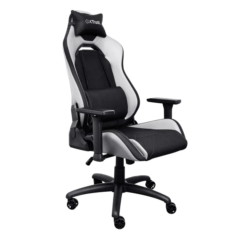 Игровое кресло Trust GXT 714W Ruya ECO черно-белое