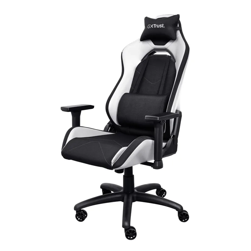 Игровое кресло Trust GXT 714W Ruya ECO черно-белое — фото 2