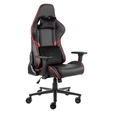 Ігрове крісло 2E Gaming Hibagon II чорно-червоне