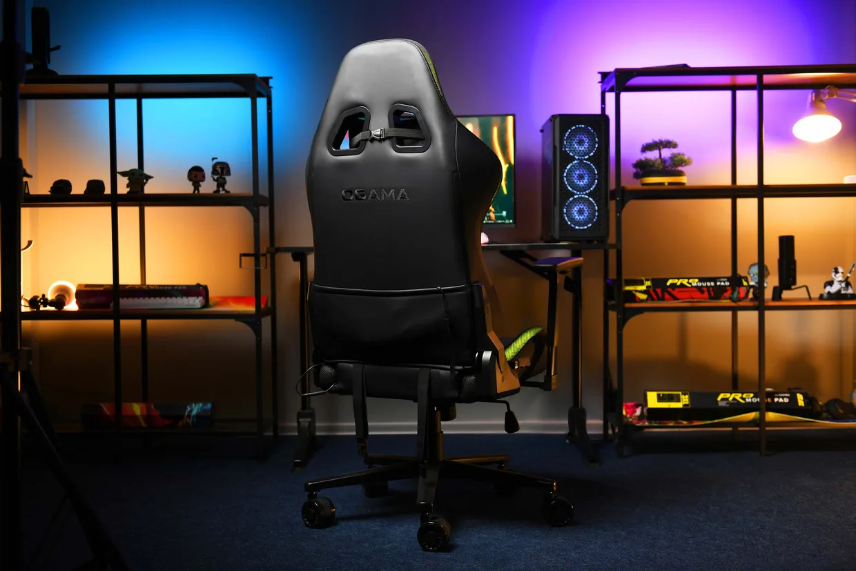 Игровое кресло 2E Gaming Ogama II RGB черное — фото 3