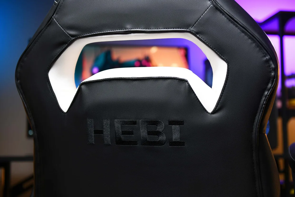 Ігрове крісло 2E Gaming Hebi чорно-біле — фото 5