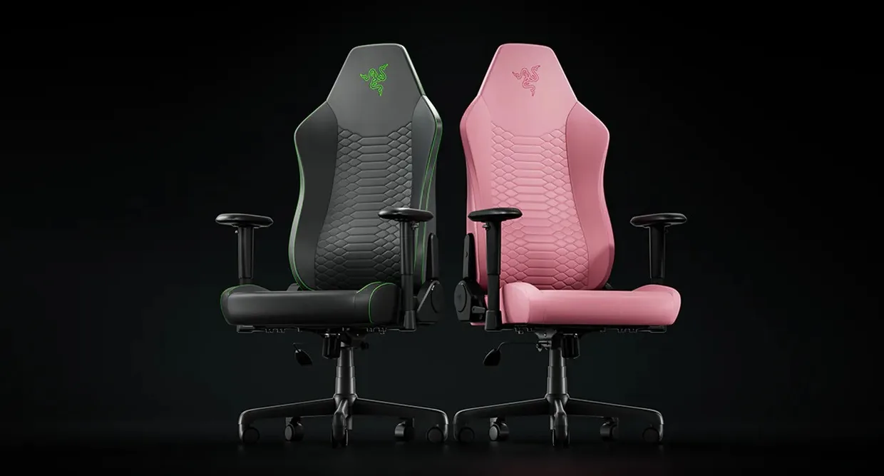 Игровое кресло Razer Iskur V2 X NewGen Quartz розовое — фото 2