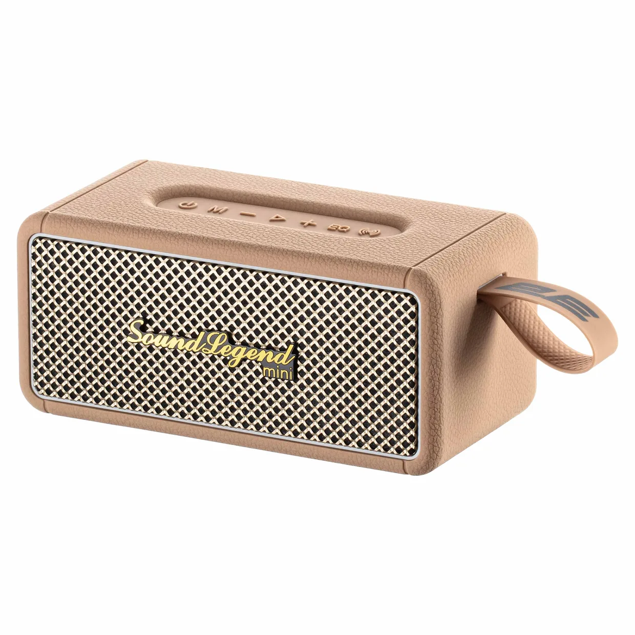 Портативная колонка 2E SoundLegend Mini коричневая — фото 8