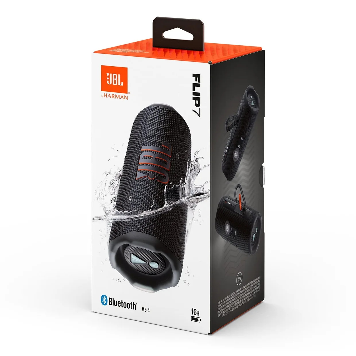 Портативная колонка JBL Flip 7 черная — фото 7