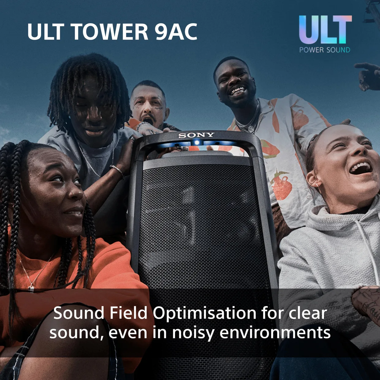 Party-колонка Sony ULT TOWER 9AC чорна — фото 19