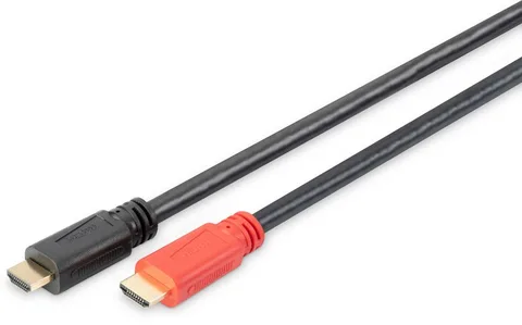 Кабель Digitus HDMI 4K активный 15 м черный (AK-330118-150-S)