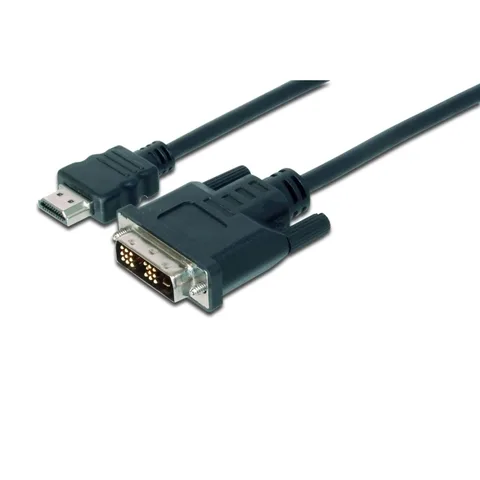 Кабель Digitus HDMI – DVI-D 2 м черный (AK-330300-020-S)