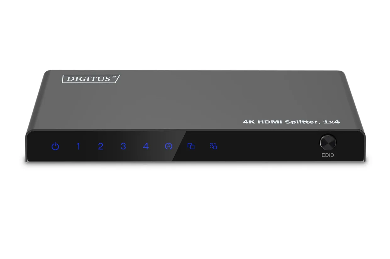 Видеосплиттер Digitus HDMI 1×4 4K 60 Гц черный (DS-55337) — фото 2