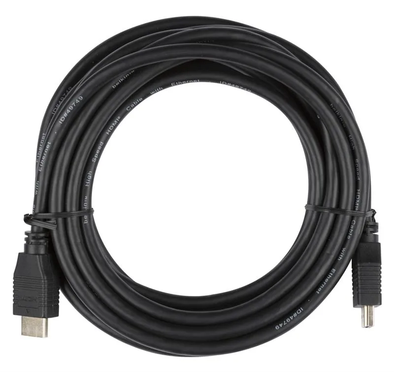 Кабель Belkin HDMI High Speed 1 м чорний (HDMI0018G-1M)