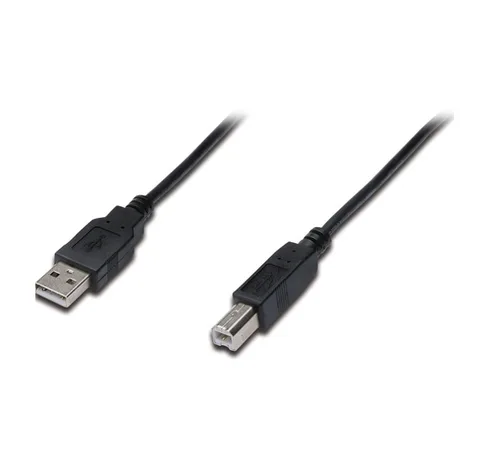 Кабель Digitus USB-A – USB-B 2.0 3 м черный (AK-300102-030-S)