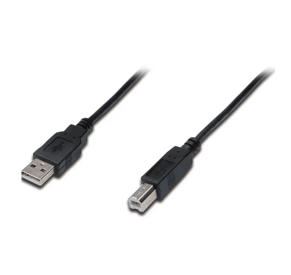 Кабель Digitus USB-A – USB-B 2.0 3 м черный (AK-300102-030-S)