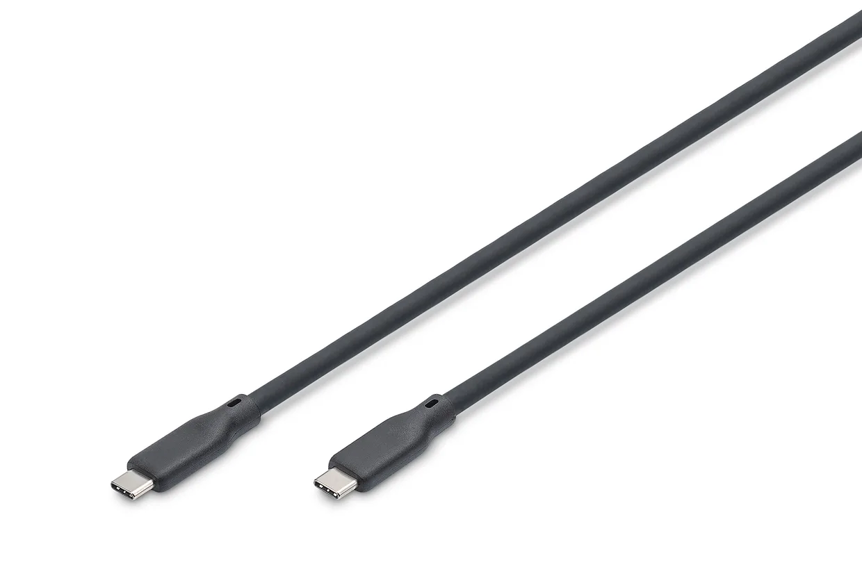 Кабель Digitus USB-C – USB-C USB4 20 Гбит/с 240 Вт 2 м черный (AK-300344-020-S)