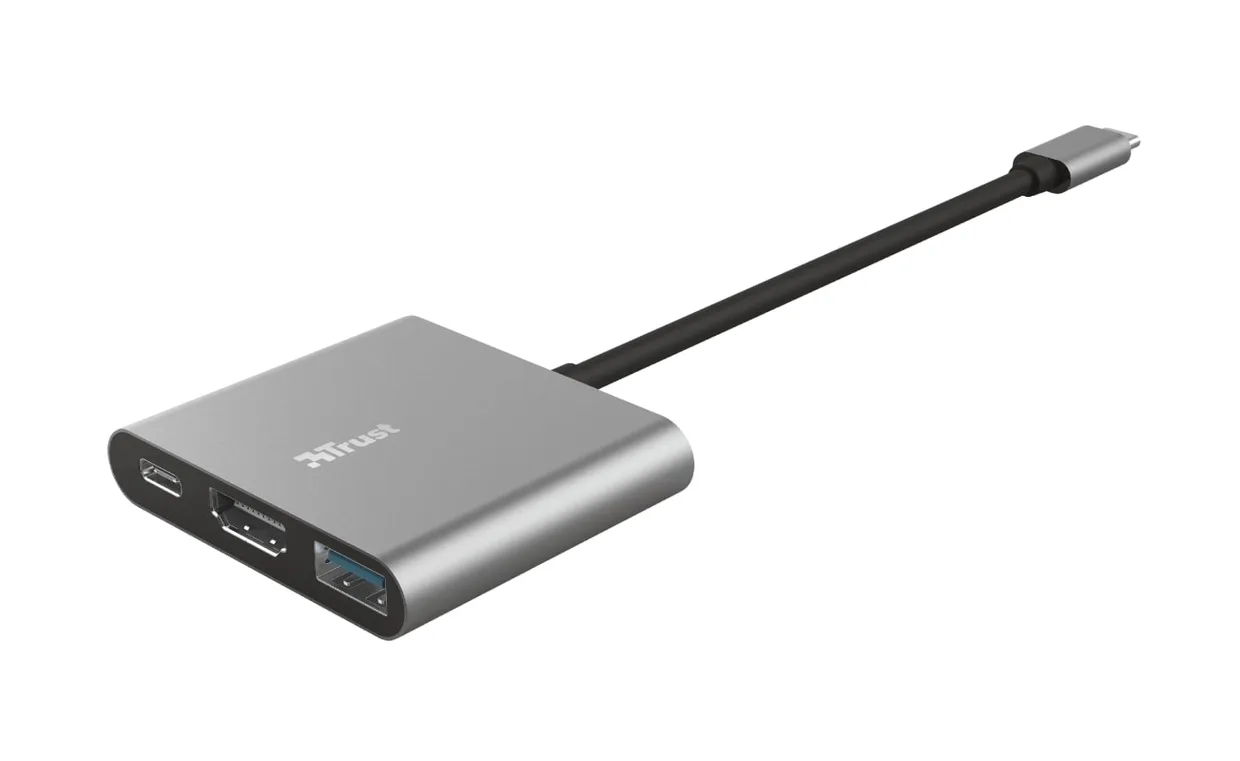 USB-C хаб Trust Dalyx 3-в-1 (USB-A, USB-C PD, HDMI) (23772) — фото 4