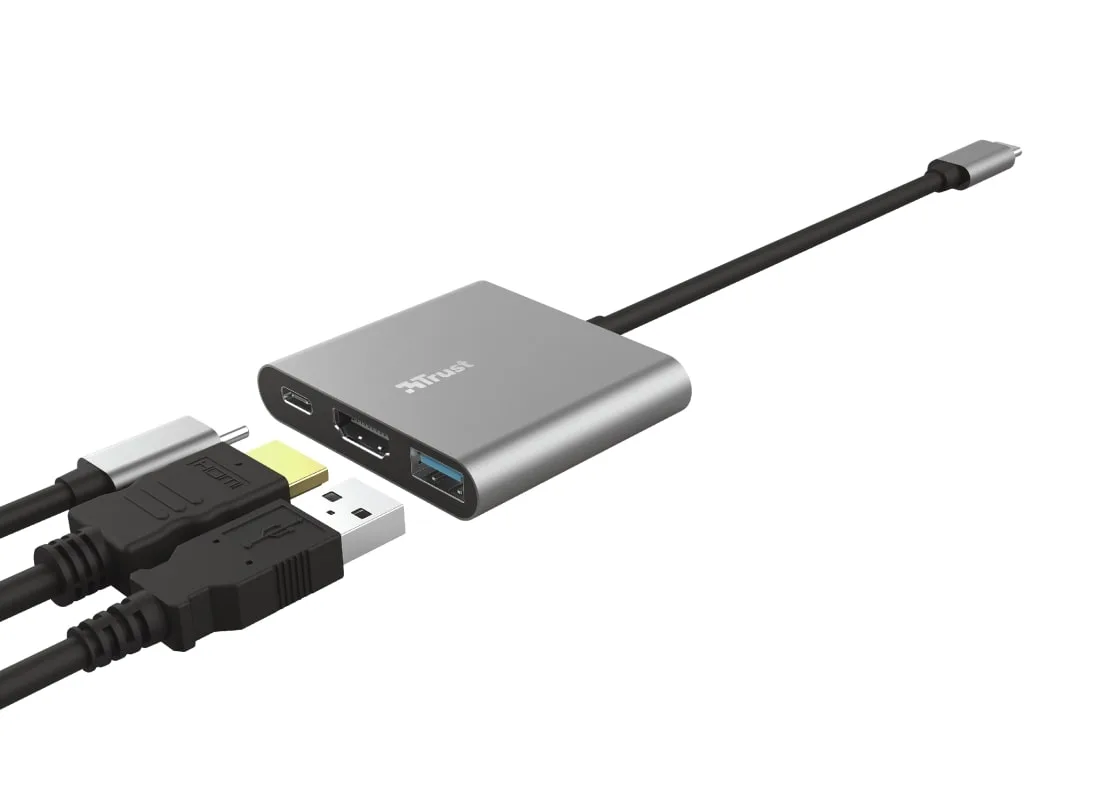 USB-C хаб Trust Dalyx 3-в-1 (USB-A, USB-C PD, HDMI) (23772) — фото 5
