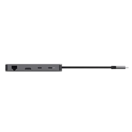 USB-C хаб Trust Dalyx 8-в-1 (HDMI, RJ-45, SD) серый (25672) — фото 8