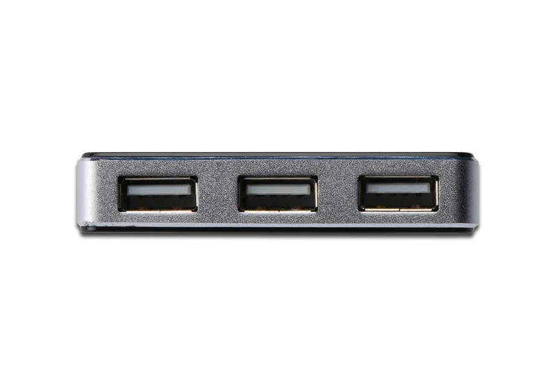 USB-хаб Digitus 4×USB-A 2.0 з блоком живлення (DA-70220) — фото 2
