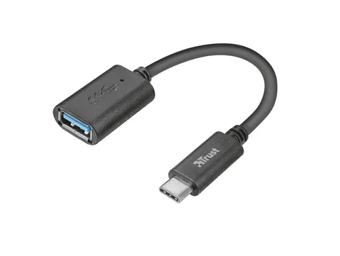 Адаптер Trust Calyx USB-C – USB-A черный (20967)