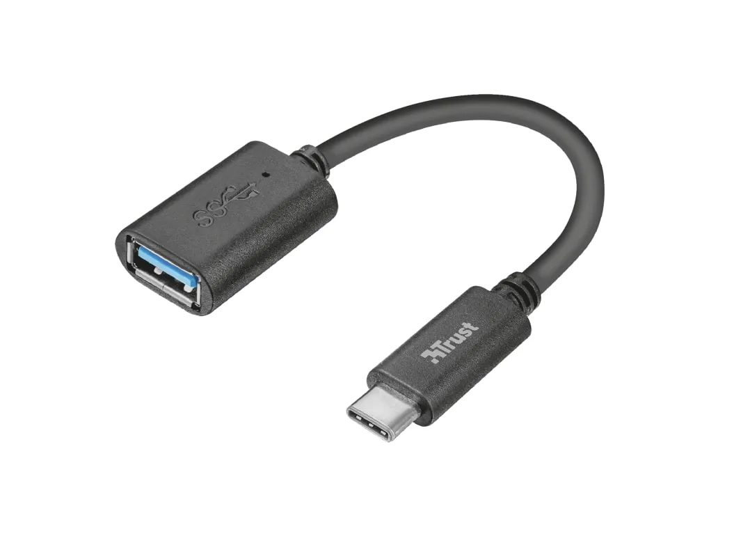 Адаптер Trust Calyx USB-C – USB-A чорний (20967)