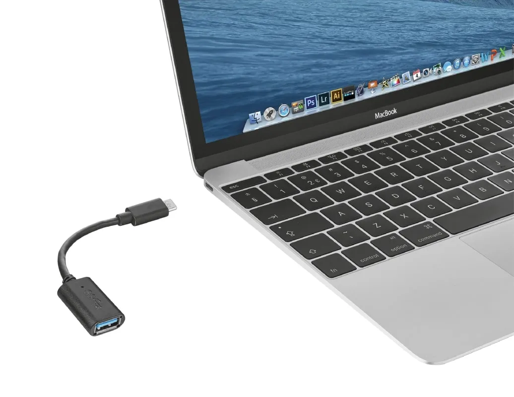 Адаптер Trust Calyx USB-C – USB-A чорний (20967) — фото 4