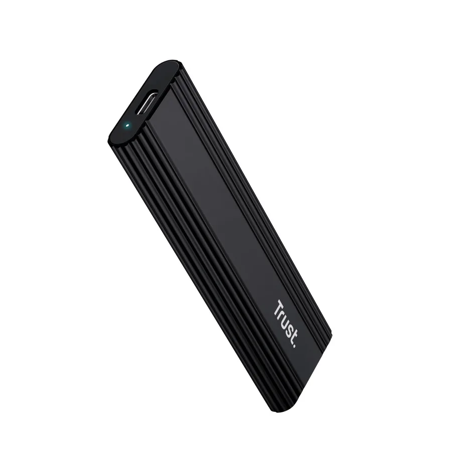 Карман для SSD Trust M.2 USB-C 10 Гбит/с черный (25806)