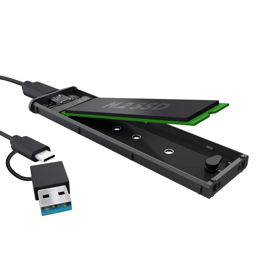 Карман для SSD Trust M.2 USB-C 10 Гбит/с черный (25806) — фото 2