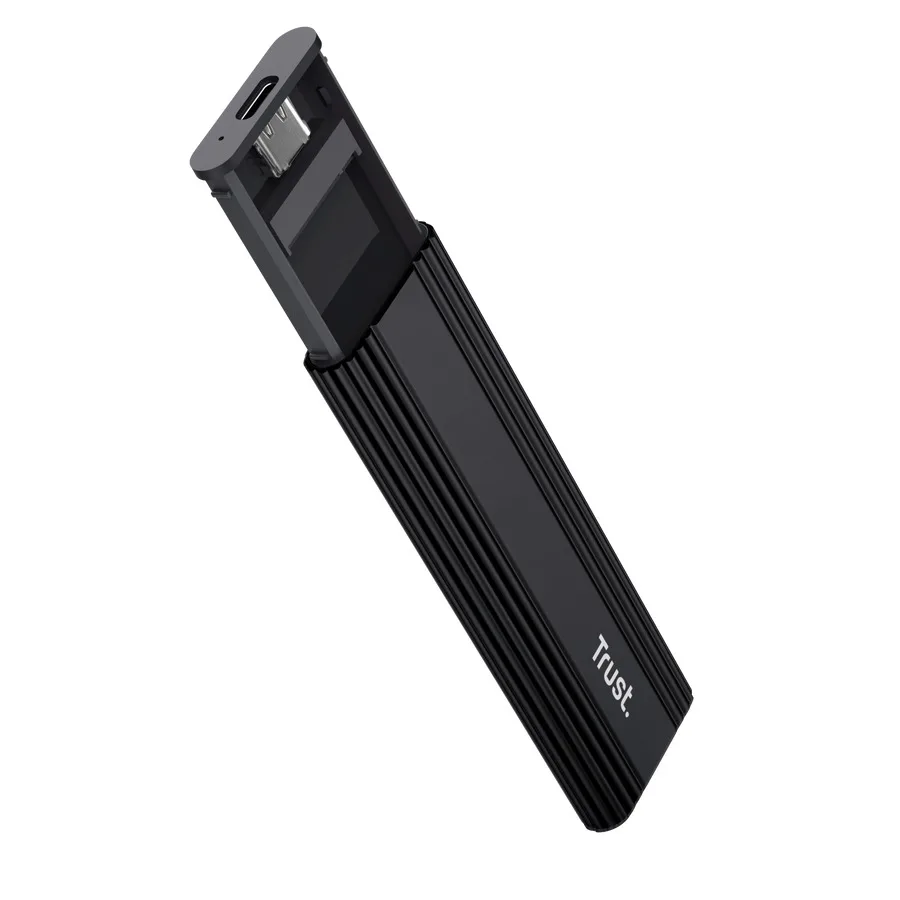 Карман для SSD Trust M.2 USB-C 10 Гбит/с черный (25806) — фото 4