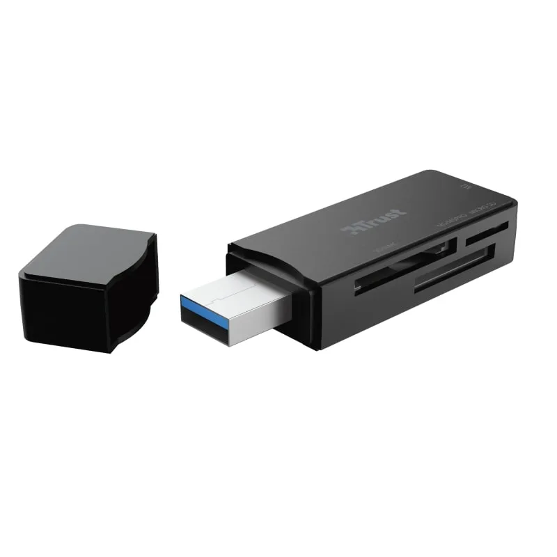 Кардридер Trust Nanga USB-A 3.2 черный (21935) — фото 2