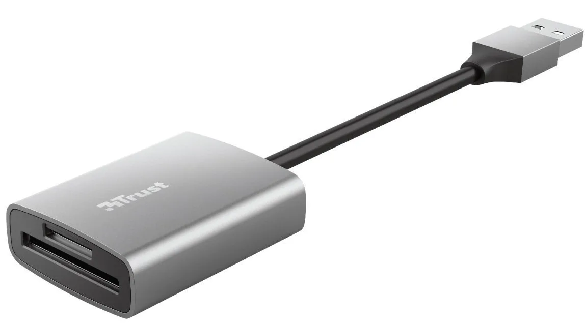Кардридер Trust Dalyx USB-A 3.2 SD/microSD алюмінієвий (24135) — фото 4
