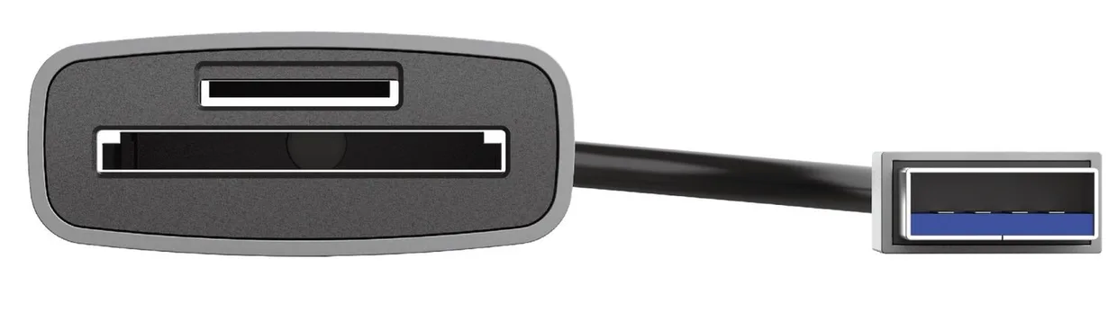 Кардридер Trust Dalyx USB-A 3.2 SD/microSD алюмінієвий (24135) — фото 6