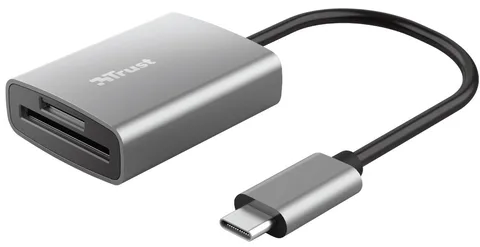 Кардридер Trust Dalyx USB-C 3.2 SD/microSD алюминиевый (24136)