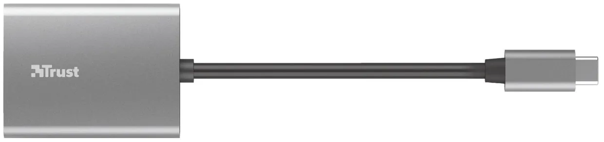 Кардридер Trust Dalyx USB-C 3.2 SD/microSD алюмінієвий (24136) — фото 3