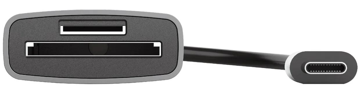 Кардридер Trust Dalyx USB-C 3.2 SD/microSD алюмінієвий (24136) — фото 4