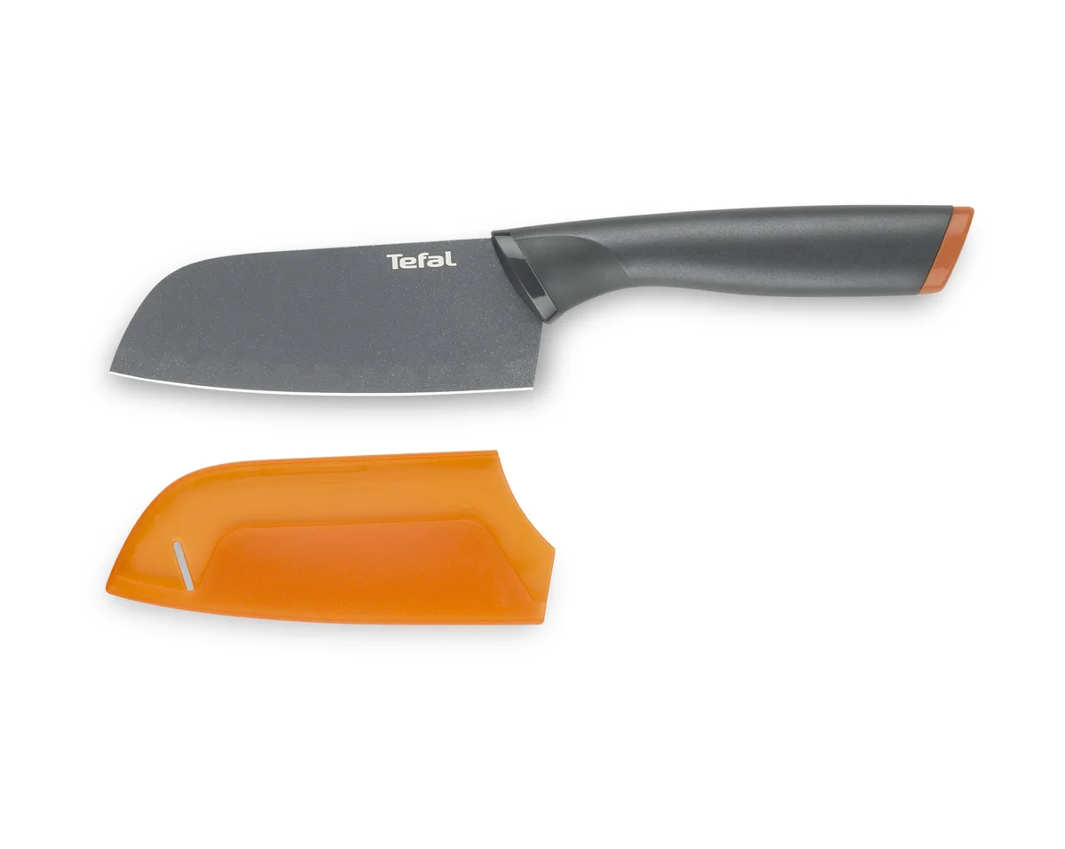 Нож сантоку Tefal Fresh Kitchen 12 см с чехлом (K1220104)